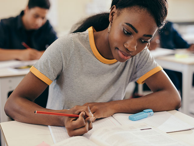 Student in minor class