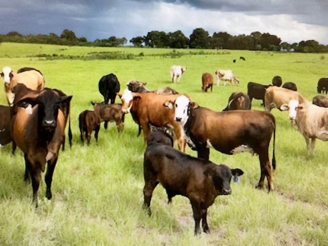 Cattle Bahia Grazing system